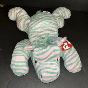 Vintage Ty Pillow Pals ZULU the Zebra 14" Plush Stuffed Animal Toy 1996 Soft